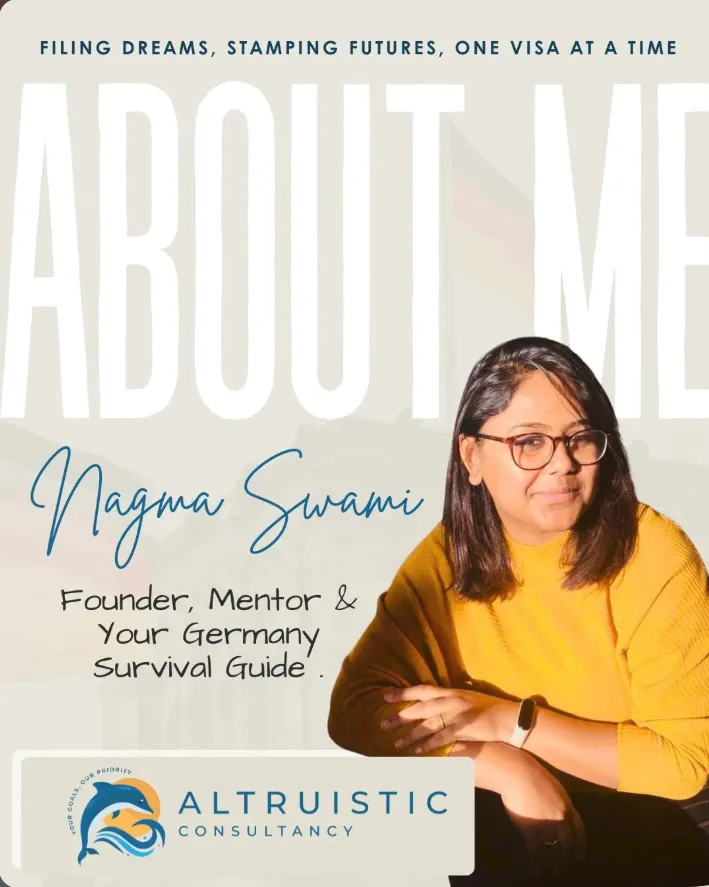 Nagma Swami, Founder, Mentor & Germany Guide at Altruistic Consultancy